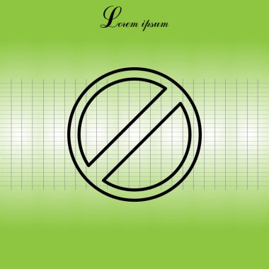 kısıtlı satırı simgesi