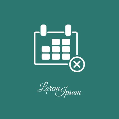 Web satırı simgesi. Takvim