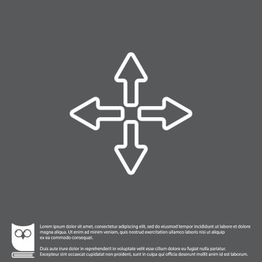 Oklar Web satırı simgesi