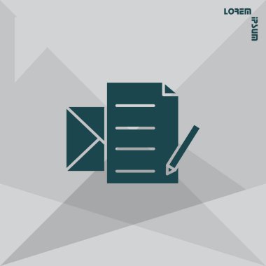 bir ileti simgesi yazmak