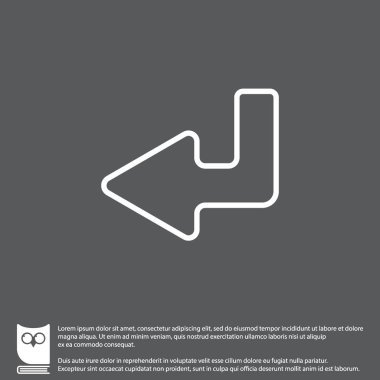 Ok Web satırı simgesi