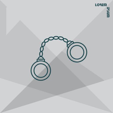 Simge kelepçe çizgi