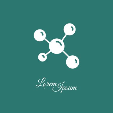 molekülün düz simgesi