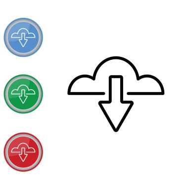 Bulut indirme simgesi