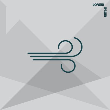 Tasarım meteoroloji simgesinin