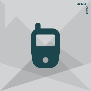 Telefon Düz Simgesi