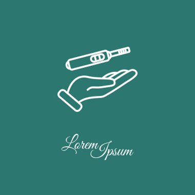 Hamilelik testi basit simgesi