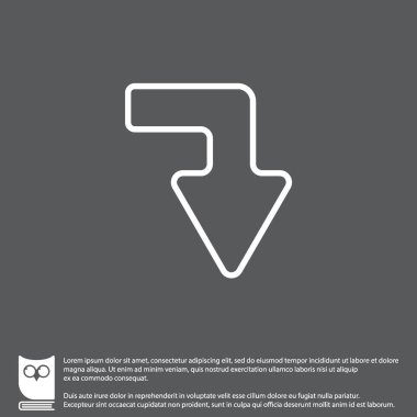 Ok Web satırı simgesi