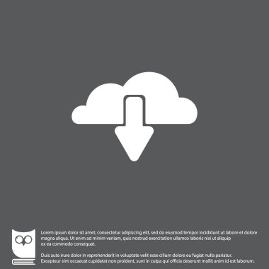 Bulut indirme simgesi
