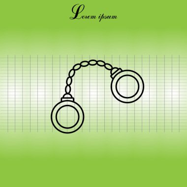 Simge kelepçe çizgi