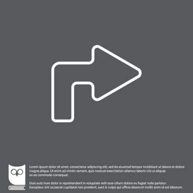 Ok Web satırı simgesi