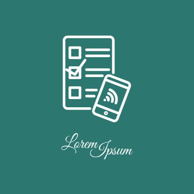 Denetim listesi ve wi-fi ile smartphone