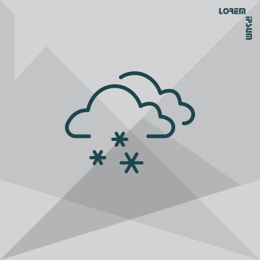 Tasarım meteoroloji simgesinin