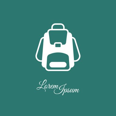sırt çantası eğitim simgesi