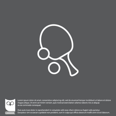 Tasarım Tenis simgesinin