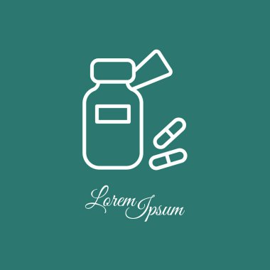 Tıbbi tablet simgesi