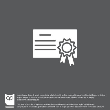 Eğitim Sertifika simge