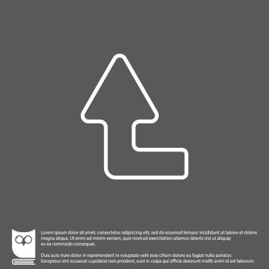 Ok Web satırı simgesi