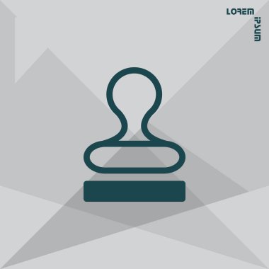 Damga satırı web simgesi 