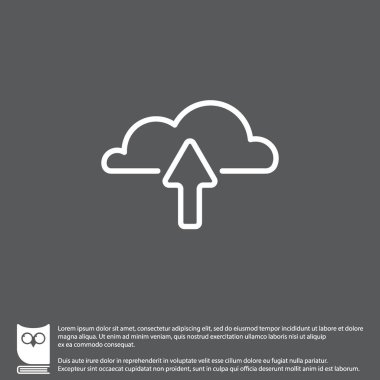 bulut upload simgesini