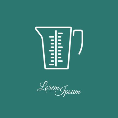 Mutfak simge için ölçüm fincan