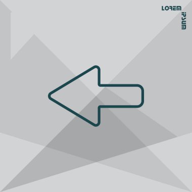 Ok Web satırı simgesi