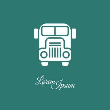 okul servisi simgesi