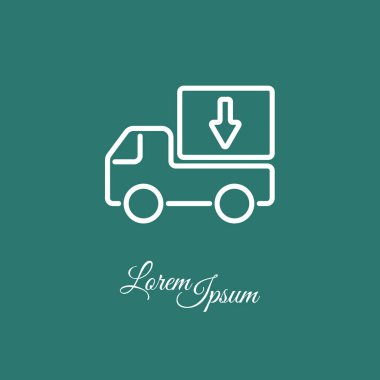 Tasarım Teslimat simgesinin