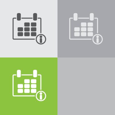 Web satırı simgesi. Takvim