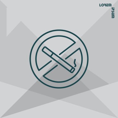 Sigara içme işareti simgesi yok. 