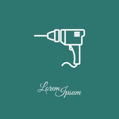 Matkap işareti web simgesi