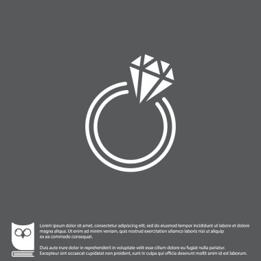 Elmas yüzük simgesi