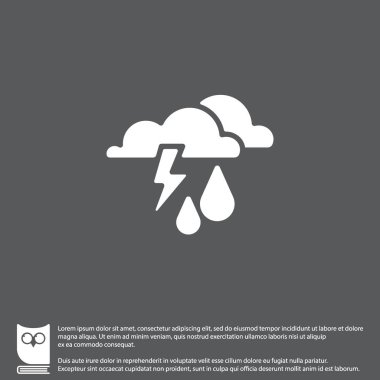 Sis (fırtına), bulutlar ve yağmur