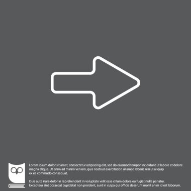 Ok Web satırı simgesi