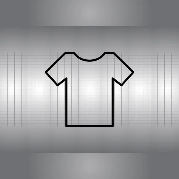 Símbolo de icono de camiseta — Vector de stock