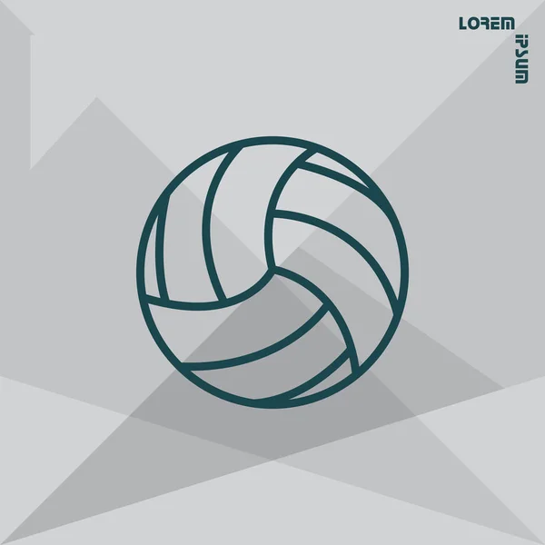 Volleyball-Design — Stockvektor