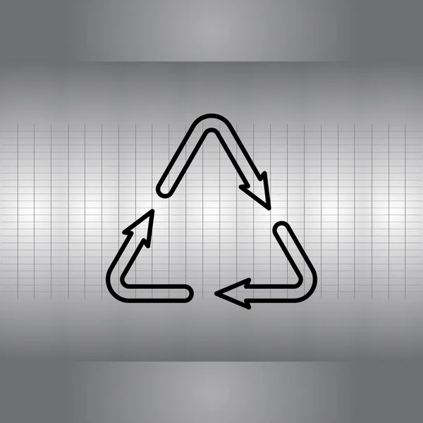 廃棄物処理のアイコン — ストックベクタ