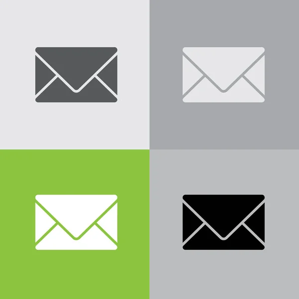 Дизайн значка электронной почты — стоковый вектор
