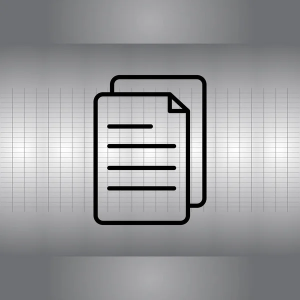 Значок позначки паперу нотатки — стоковий вектор