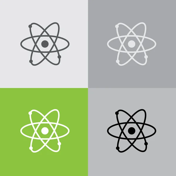 Imaginea ilustrației atomului — Vector de stoc