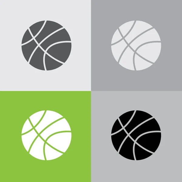 Proste ikona koszykówka — Wektor stockowy