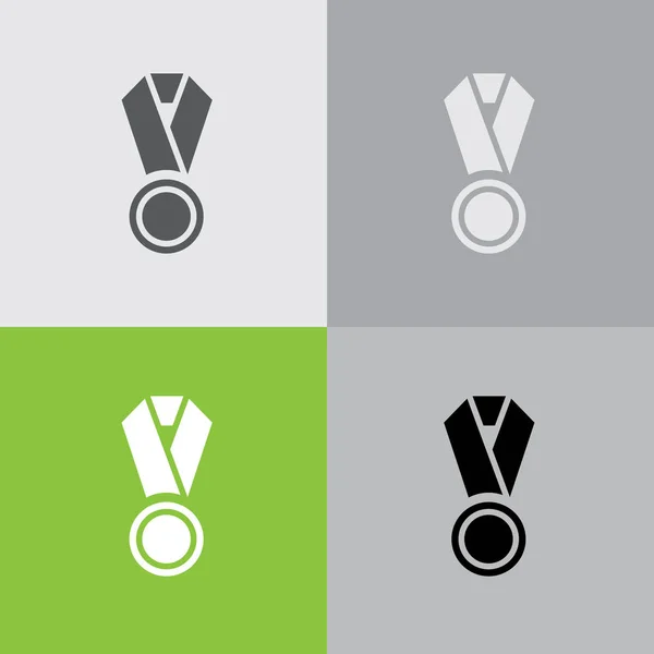 Attribuer des icônes médaille — Image vectorielle