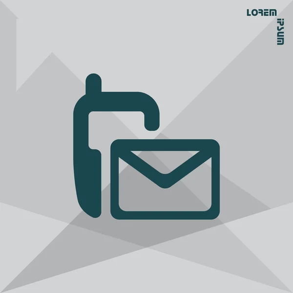 Ontwerp van e-mailpictogram — Stockvector