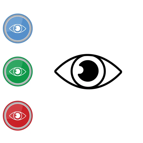 Дизайн иконки Глаз — стоковый вектор