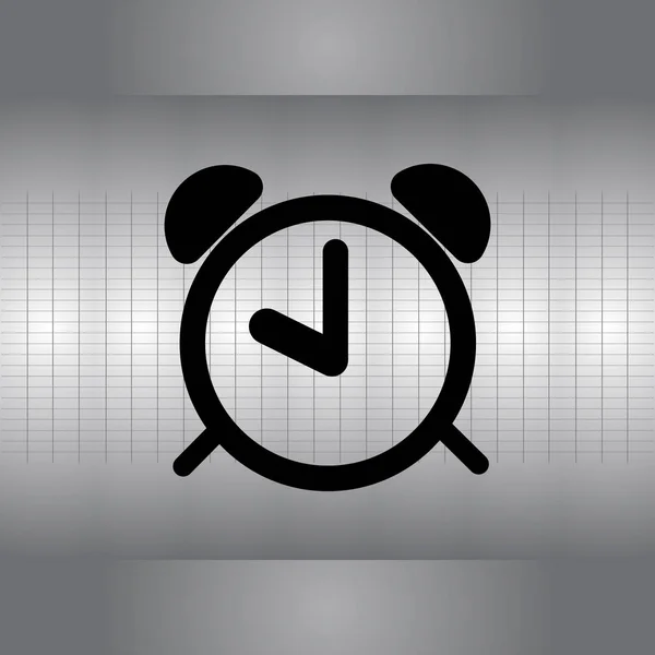 Icono del reloj despertador — Vector de stock