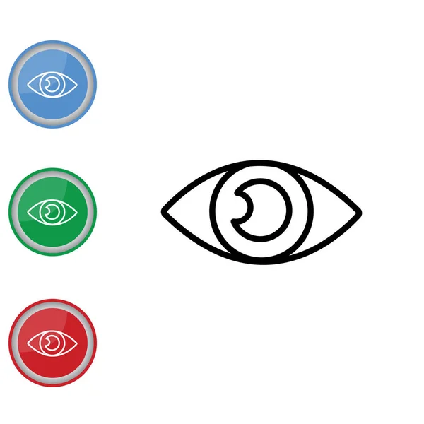 Дизайн иконки Глаз — стоковый вектор