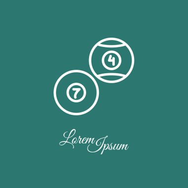 Tasarım Bilardo simgesinin