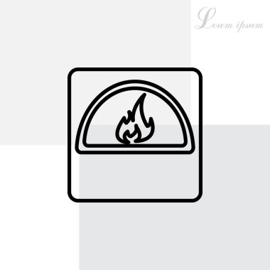 fırın satırı simgesi