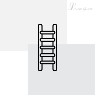 Merdiven düz simgesi