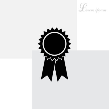 Ödül düz simgesi 